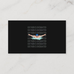 Swim Swimmer Love Funny Swimming Boy Sport Enclosure Card