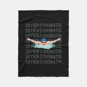 Swim Swimmer Love Funny Swimming Boy Sport Fleece Blanket