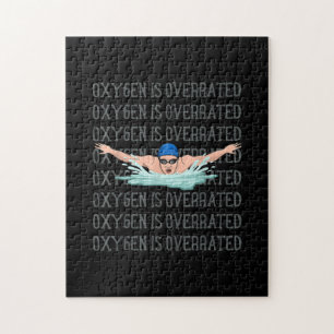 Swim Swimmer Love Funny Swimming Boy Sport Jigsaw Puzzle