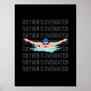 Swim Swimmer Love Funny Swimming Boy Sport Poster