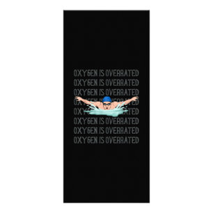 Swim Swimmer Love Funny Swimming Boy Sport Rack Card