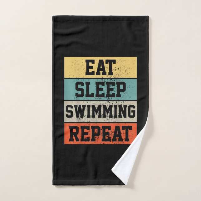 Swim Swimmer Swimming   Gift Hand Towel (Hand Towel)