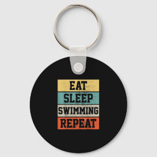 Swim Swimmer Swimming Gift Key Ring