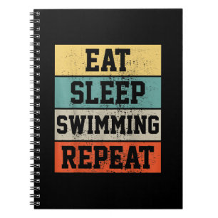 Swim Swimmer Swimming Gift Notebook