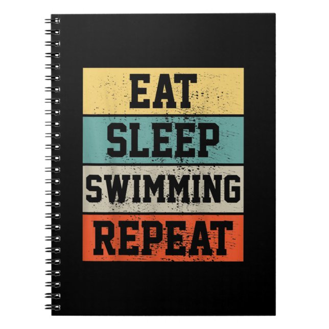 Swim Swimmer Swimming   Gift Notebook (Front)