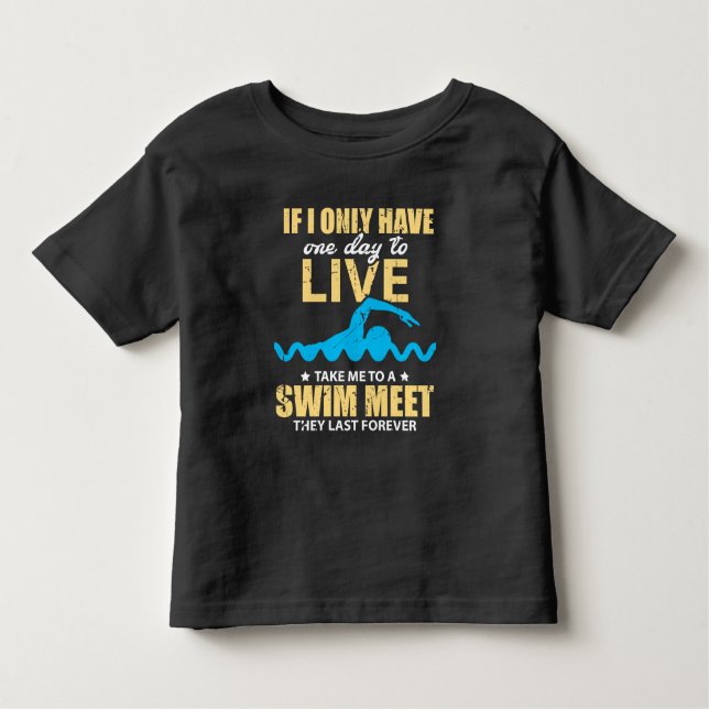 Swim Swimmer Tshirt Funny Swimming Shirt Sport (Front)