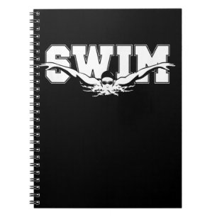 Swim Swimmers Competitive Swimming Athletic Gift Notebook