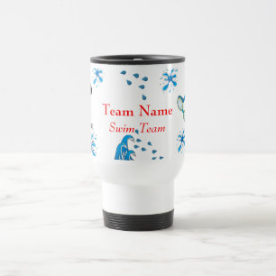 Swim Team Customisable Travel Mug