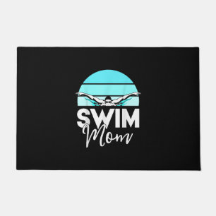 Swim Team Mum Mor School Swimming Meet Swimmer Doormat