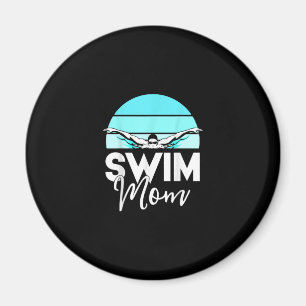 Swim Team Mum Mor School Swimming Meet Swimmer Magnet
