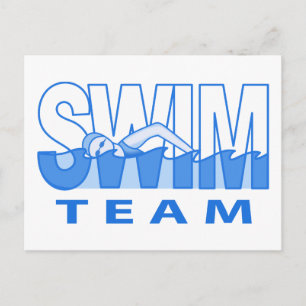 Swim Team Postcard