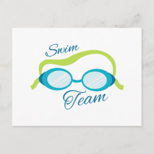 Swim Team Postcard