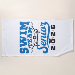 Swim Team Senior 2026 Beach Towel