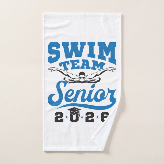 Swim Team Senior 2026 Hand Towel (Hand Towel)