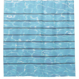 Swim Team Swimmers Swimming Pool Shower Curtain