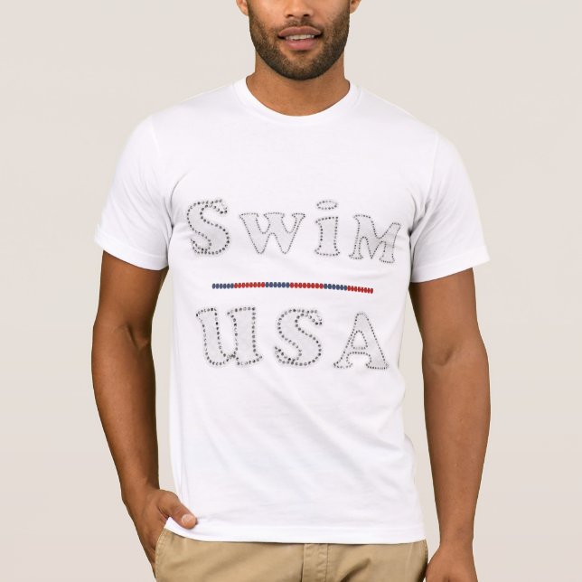 SWIM USA SPARKLE T-SHIRT (Front)