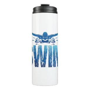 Swim - Vintage Swimmer Thermal Tumbler