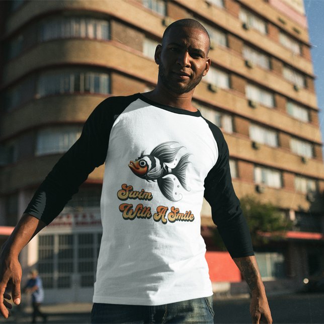 Swim With A Smile T-Shirt (Creator Uploaded)