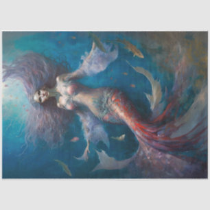 Swim with me tissue paper