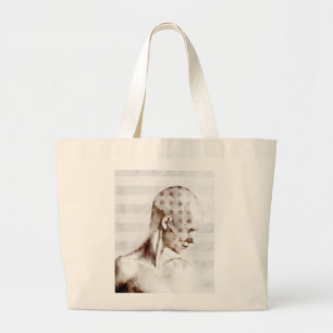 Swimmer 2013 large tote bag