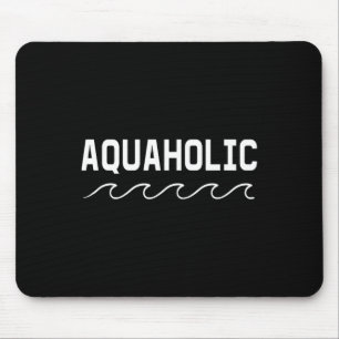 Swimmer Boating Aquaholic Swimming Water Sports Lo Mouse Pad