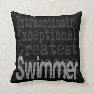 Swimmer Extraordinaire Cushion