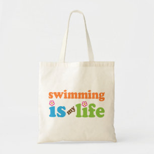 Swimmer Gift Girls Tote Bag