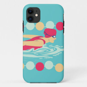 Swimmer girl iPhone 11 case
