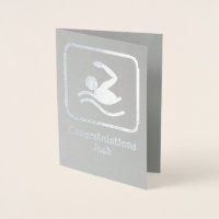 Swimmer in Silver - Upload a Photo and Customise
