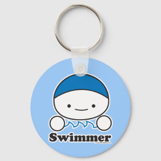 Swimmer keychain