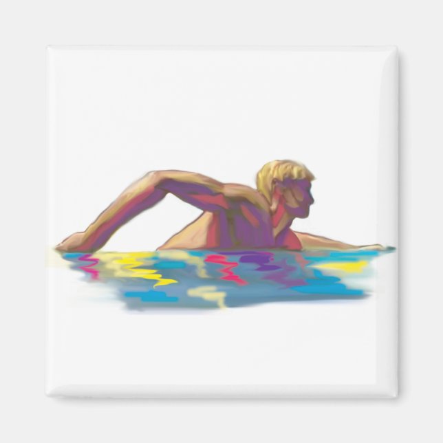 swimmer magnet (Front)