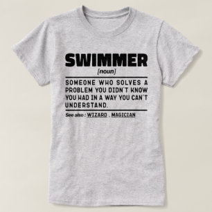Swimmer Noun Definition Scuba Diving Specialist  T-Shirt