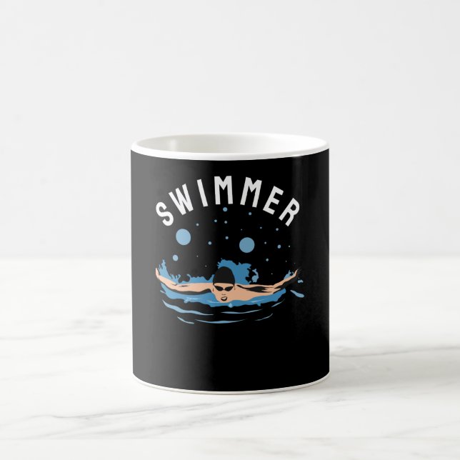 Swimmer - Perfect design for Swimmers Coffee Mug (Center)