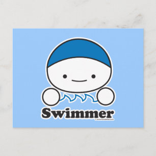 Swimmer Postcard