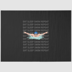 Swimmer Swim Love Funny Swimming Boy Sport Tissue Paper