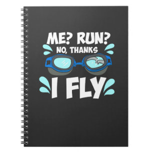 Swimmer Swimming Notebook