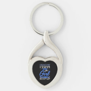 Swimmer Swimming Swim Sport Gift Key Ring