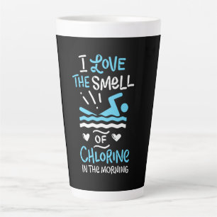 Swimmer Swimming Swim Sport Gift Latte Mug