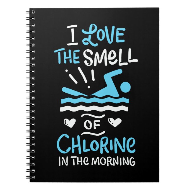 Swimmer Swimming Swim Sport Gift Notebook (Front)