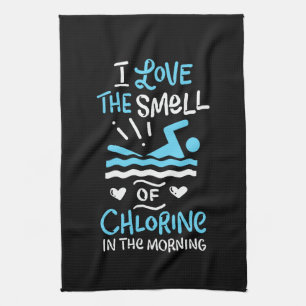 Swimmer Swimming Swim Sport Gift Tea Towel