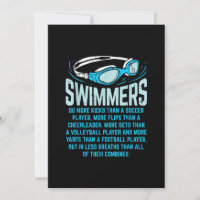 Swimmers Do More Kicks I Funny Gift Swimming Lover
