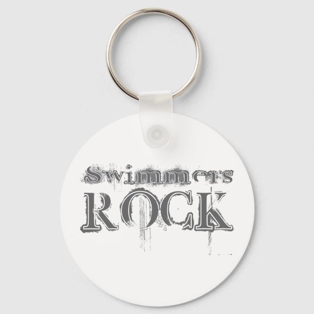 Swimmers Rock Key Ring (Front)