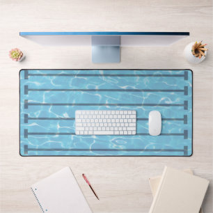 Swimmers Swim Team Swimming Pool Desk Mat