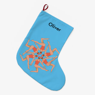 Swimmers - Synchro Swim Choreography Personalised Large Christmas Stocking