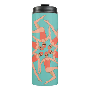 Swimmers - Synchro Swimming Choreography Water Thermal Tumbler