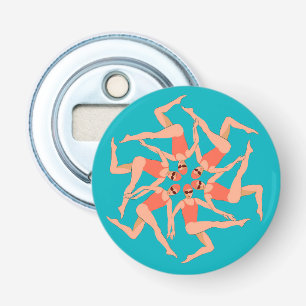Swimmers - Synchronised Swimming  Bottle Opener