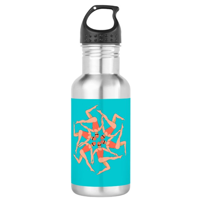 Swimmers - Synchronised Swimming Choreography   710 Ml Water Bottle (Front)