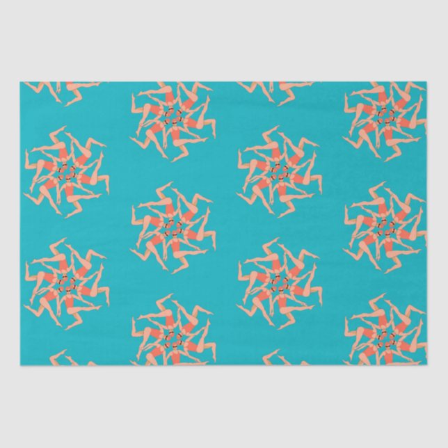Swimmers - Synchronised Swimming Choreography   Tissue Paper (Front)