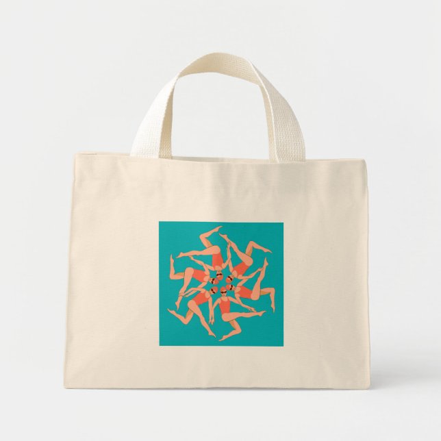 Swimmers - Synchronised Swimming Mini Tote Bag (Front)