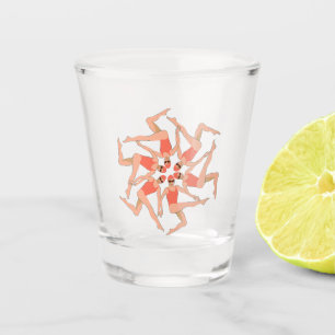 Swimmers - Synchronized Swimming Choreography Shot Glass
